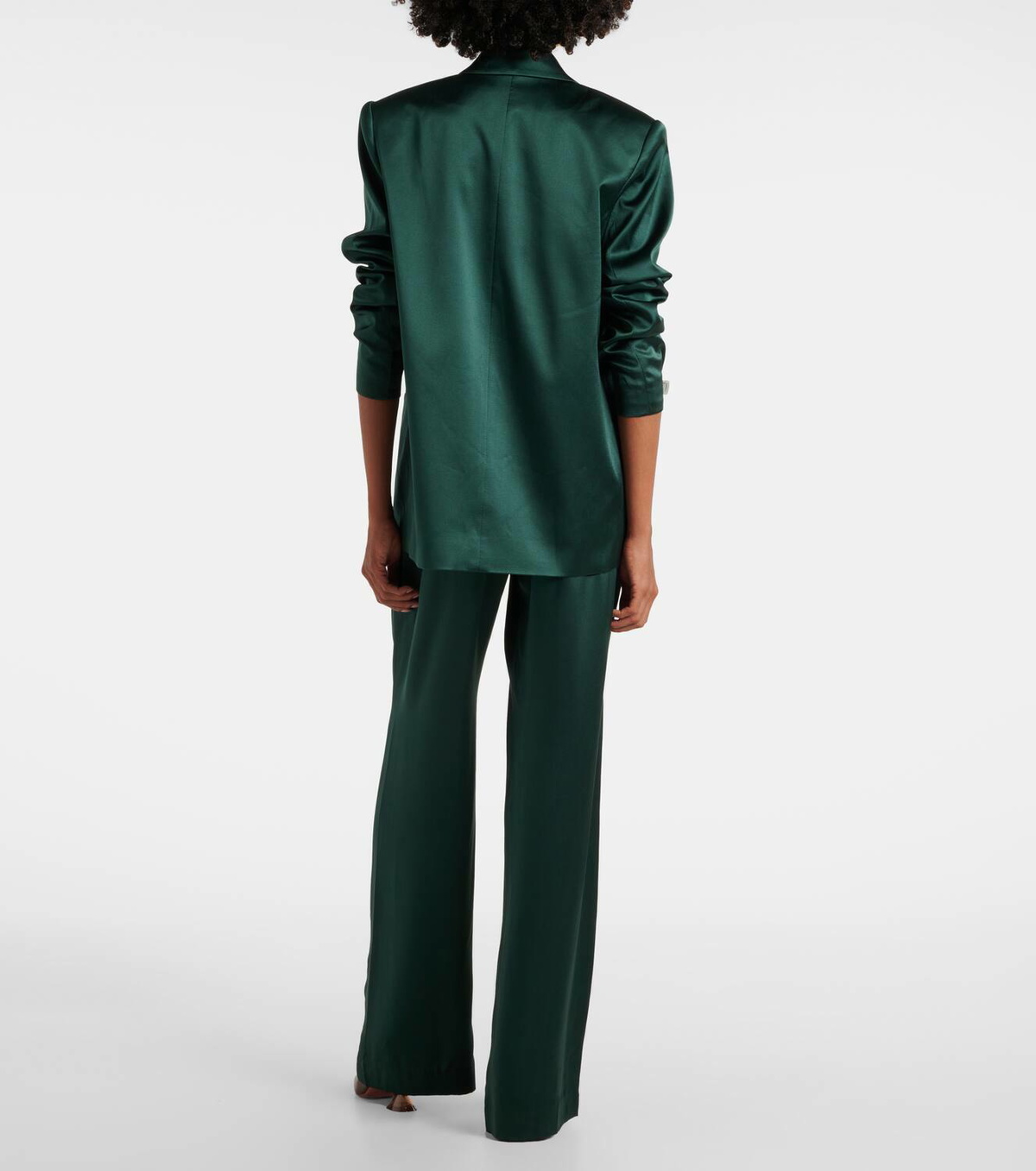 The Sei Silk satin blazer