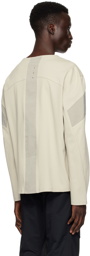 CARNET-ARCHIVE Gray Nail Long Sleeve T-Shirt