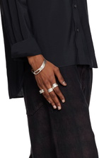 octi Silver Globe Bangle Bracelet