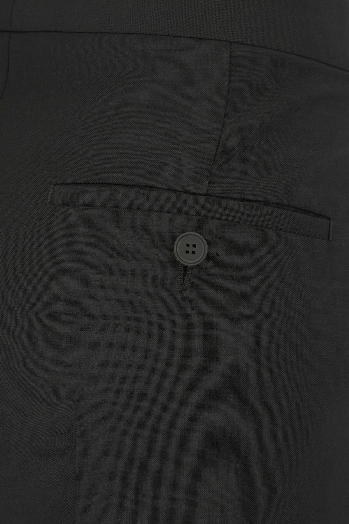 Givenchy Black Wool Blend Flared Leg Pant Givenchy Givenchy Black Wool Blend Flared Leg Pant Givenchy