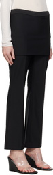 The Garment Black Noah Crop Skirt Trousers