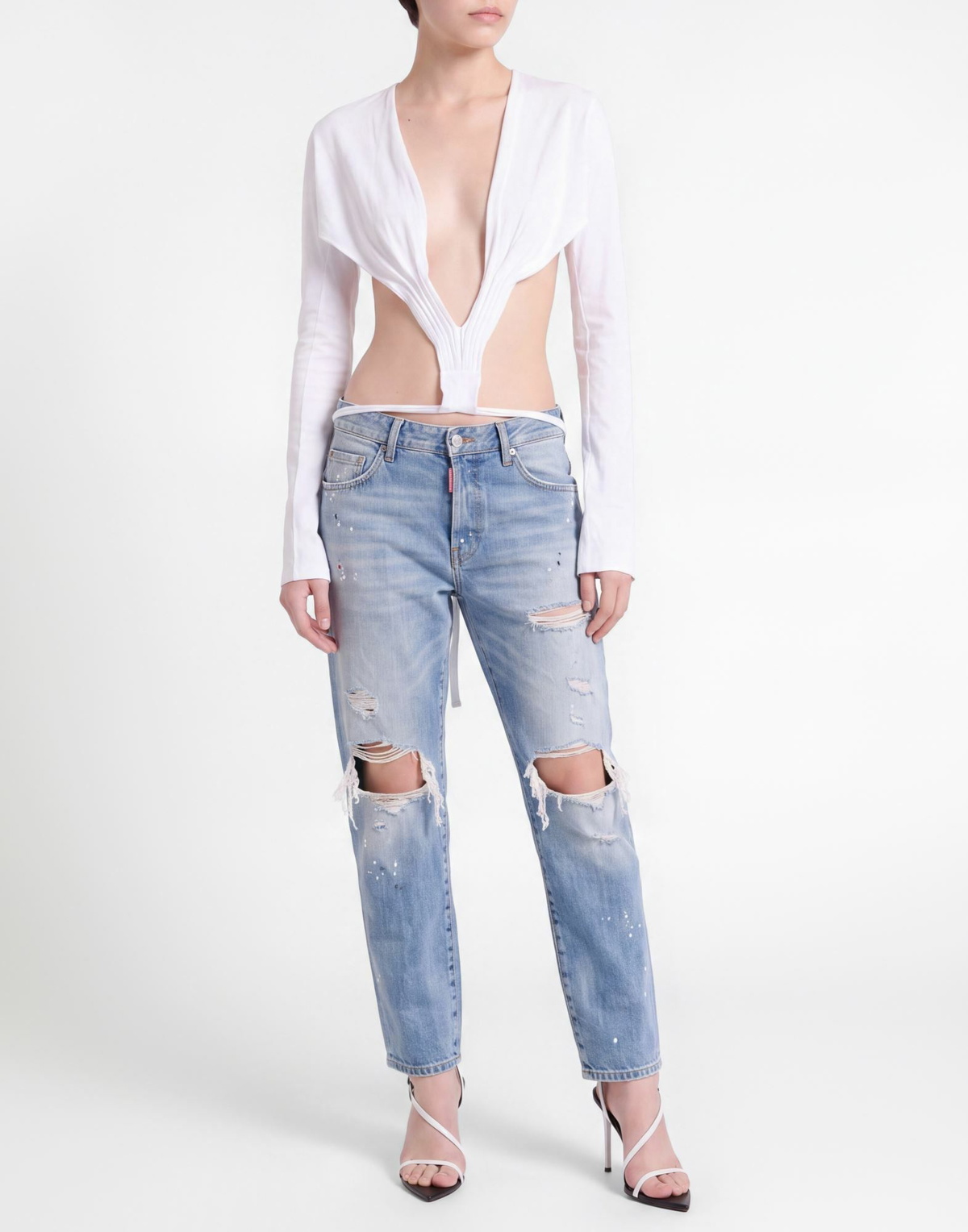 Dsquared2 Womens Bodysuit in White
