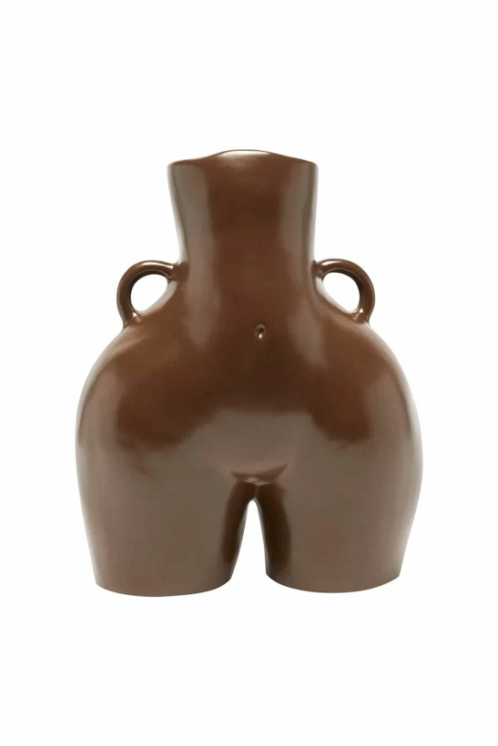 Photo: ANISSA KERMICHE 'love handles' vase Brown