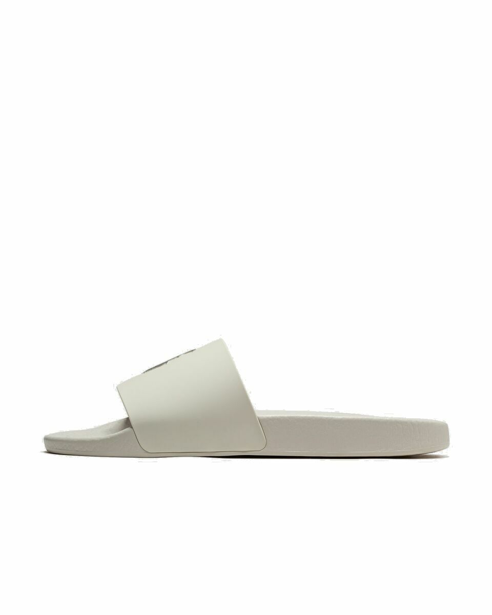 Photo: Polo Ralph Lauren Polo Slide Sandals White - Mens - Sandals & Slides