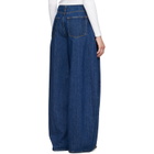 Jil Sander Navy Relaxed Lightweight Jeans