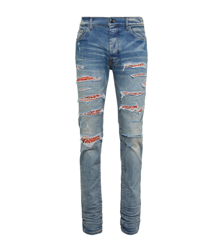 Photo: Amiri - Thrasher Bandana jeans