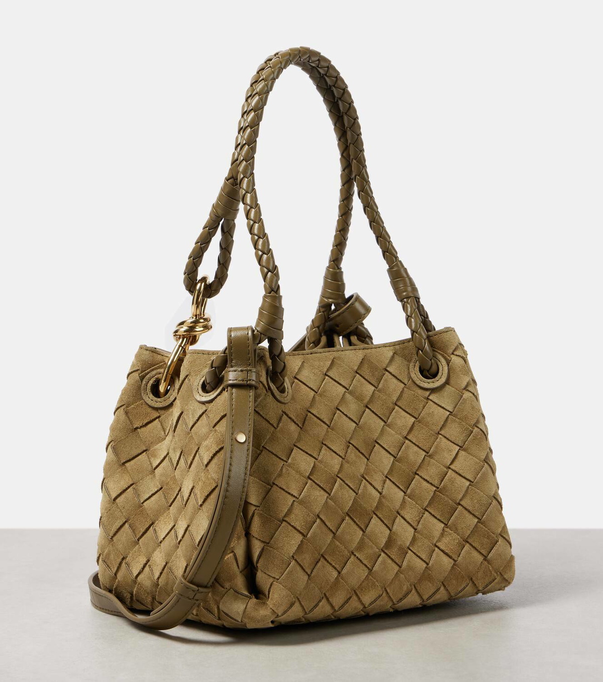 Bottega Veneta Parachute Small suede shoulder bag Bottega Veneta