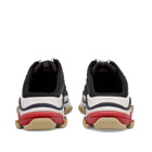 Balenciaga Men's Triple S Mule in Black/White/Red