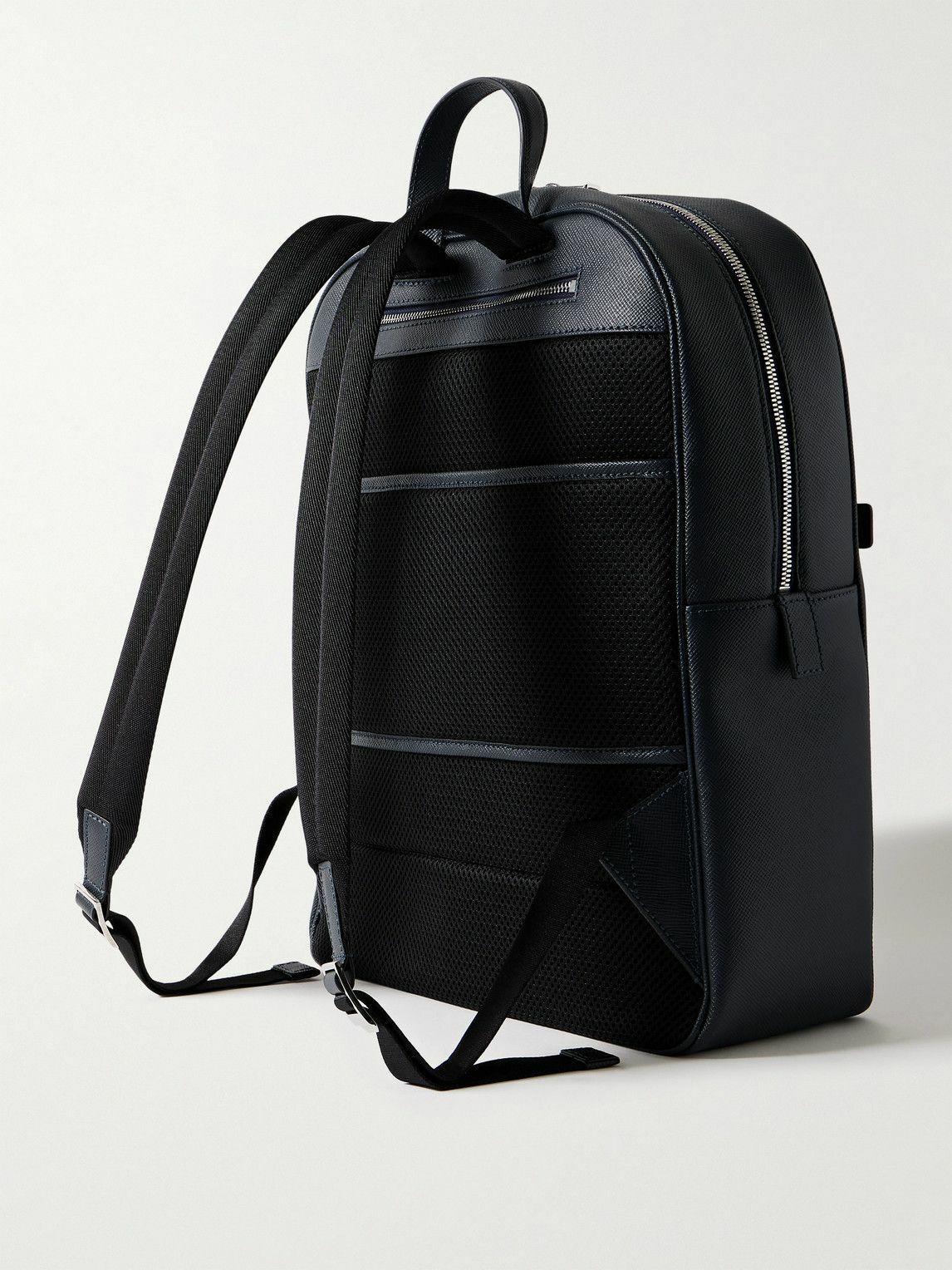 Serapian - Evoluzione Cross-Grain Leather Backpack