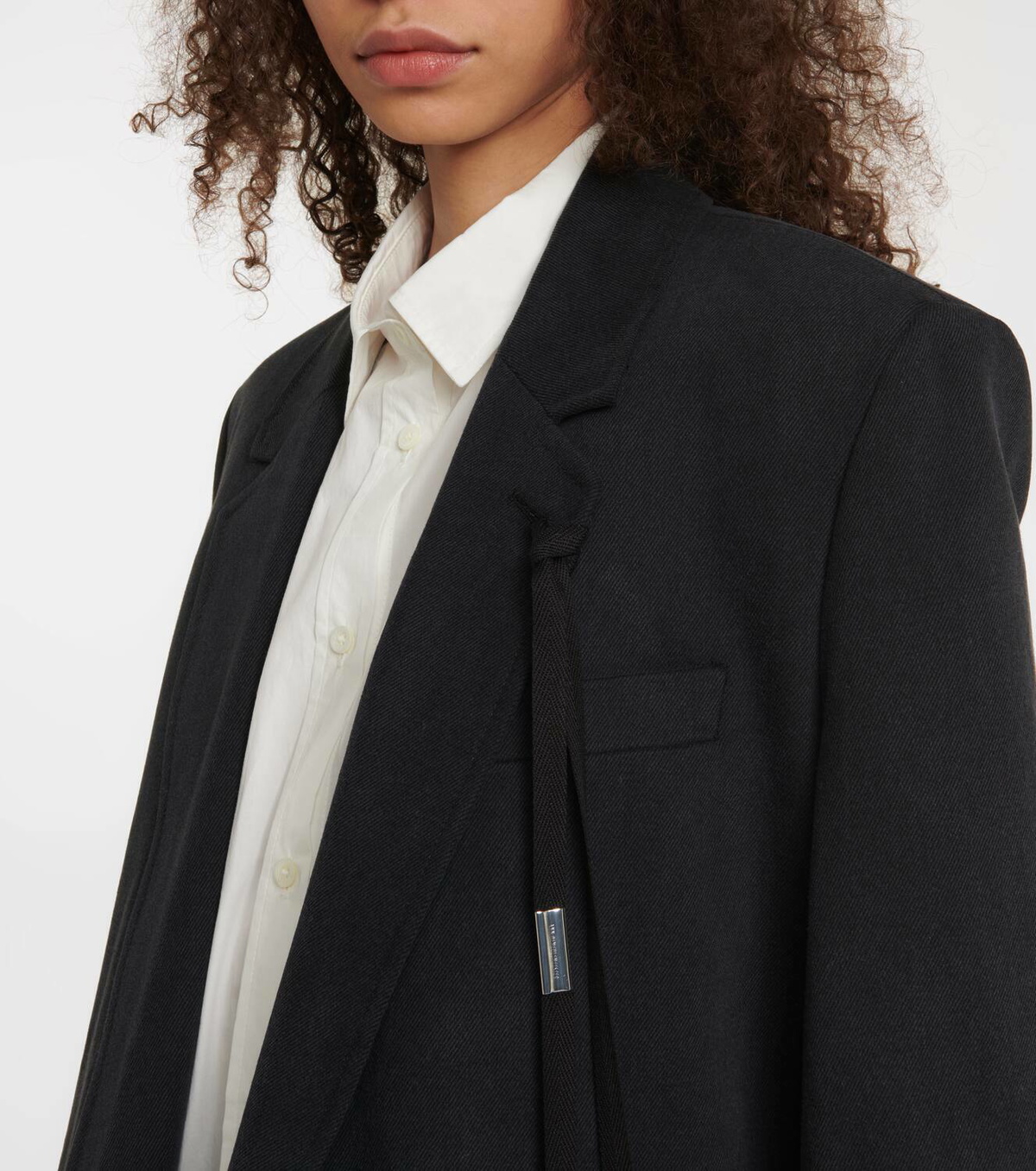 Ann Demeulemeester Agnes cotton twill blazer