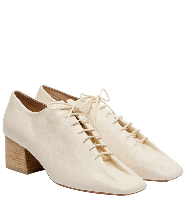 Photo: Lemaire Souris 55 leather derby pumps