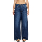 St. Agni Blue Classic Mid Rise Jeans
