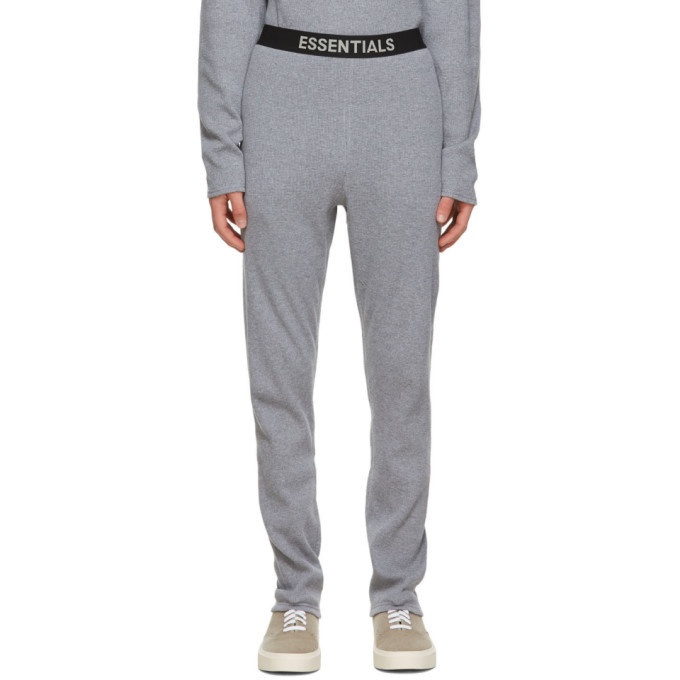 Photo: Essentials Grey Thermal Lounge Pants