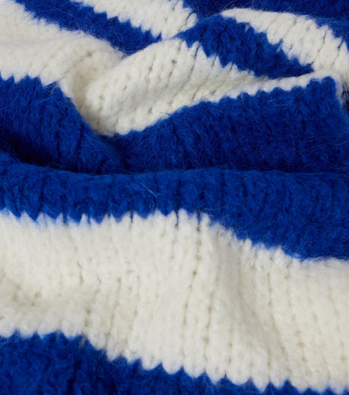 JW Anderson Striped alpaca-blend scarf