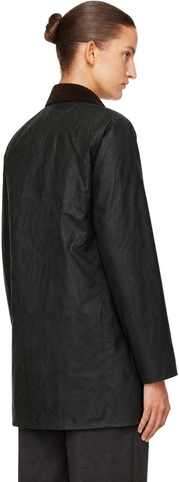 Barbour Black Beaufort Waxed Jacket
