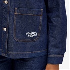Maison Kitsuné Women's Workwear Denim Jacket in Indigo