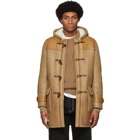 Schott Tan Noah NYC Edition Shearling Toggle Coat