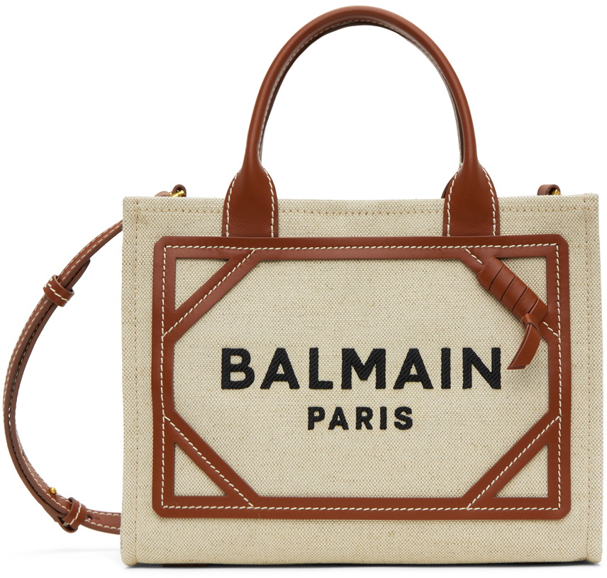 Balmain Beige B-Army Small Bag Balmain