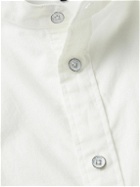 Rag & Bone - Lafayette Grandad-Collar Cotton Oxford Shirt - White