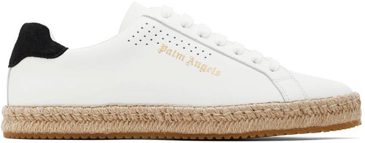 Photo: Palm Angels White Palm One Espadrille Sneakers