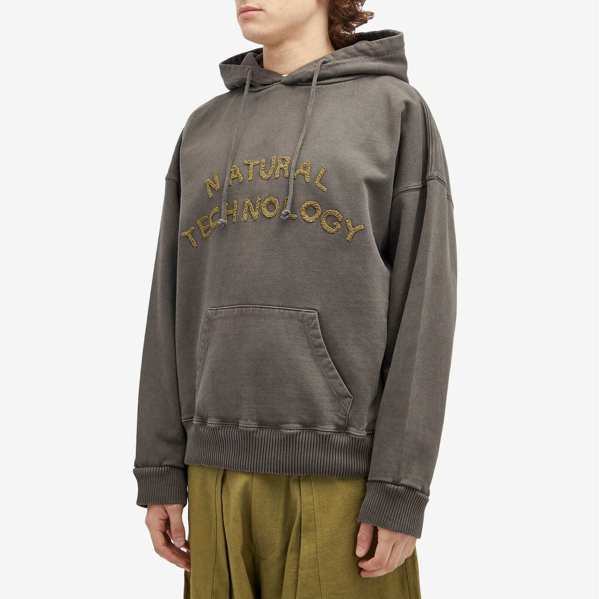 Story mfg. Men's Geo Hoodie in Charcoal