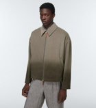 Giorgio Armani - Cashmere and wool blouson jacket