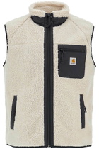CARHARTT WIP prentis liner vest in sherpa fleece White