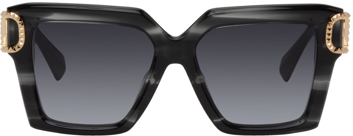 Photo: Valentino Garavani Black Square Sunglasses