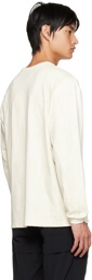Li-Ning Off-White Printed Long Sleeve T-Shirt