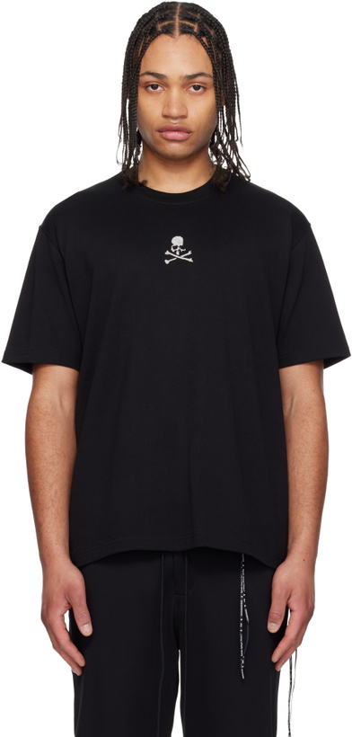 Photo: mastermind JAPAN Black Glass Beaded Loopwheel T-shirt