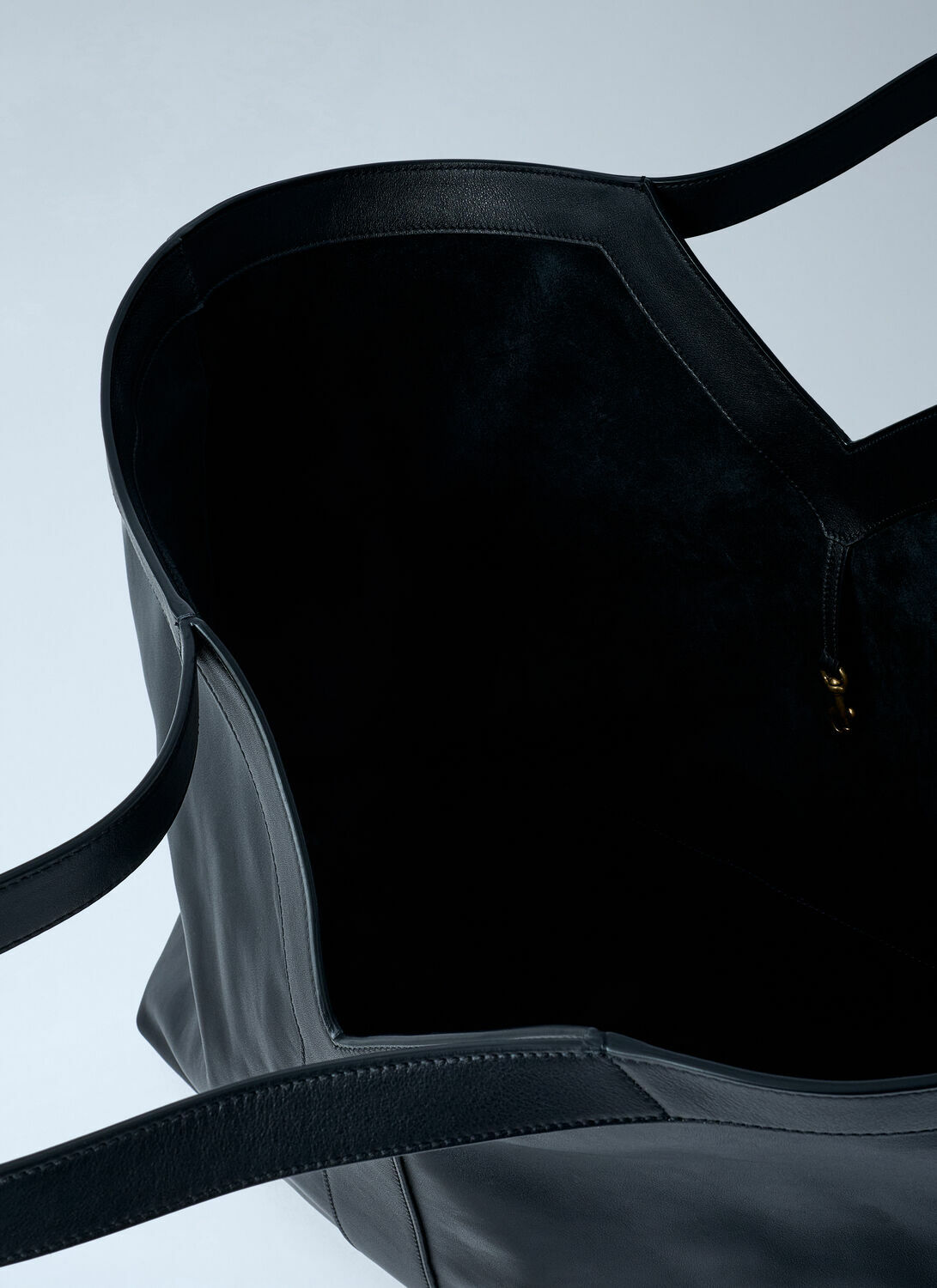 Saint Laurent Large Y-Shaped Leather Tote Bag