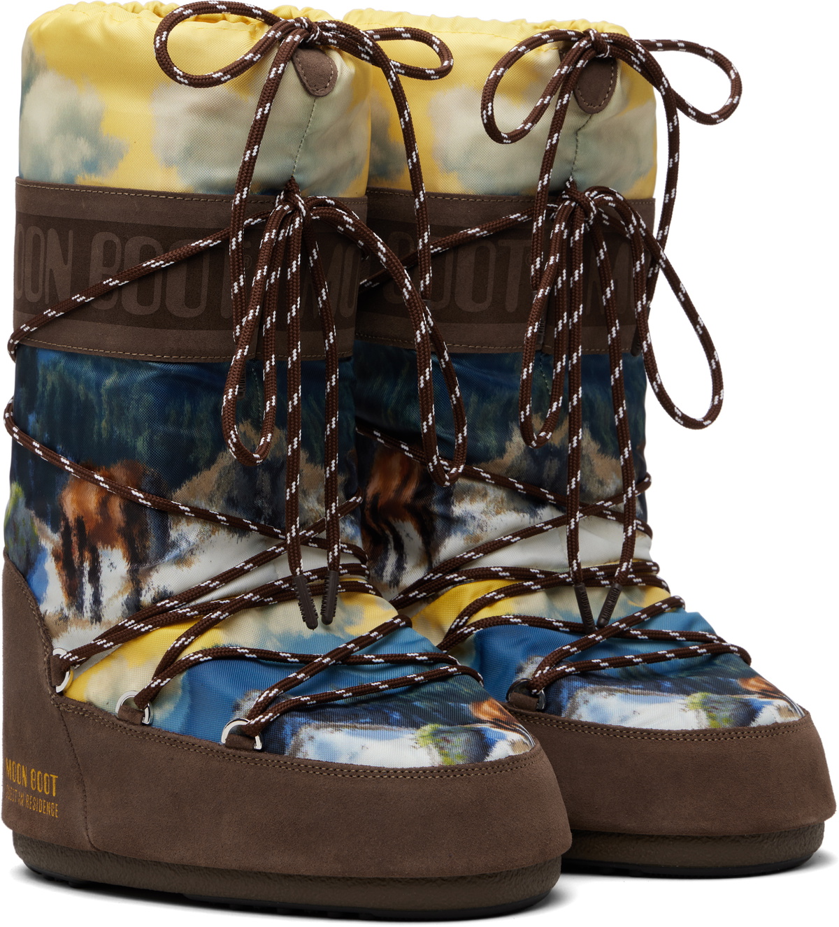 Guest in Residence Brown Moon Boot Edition Icon Postcard Boots