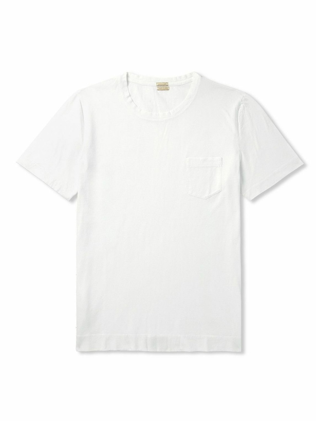 Photo: Massimo Alba - Panarea Cotton-Jersey T-Shirt - White