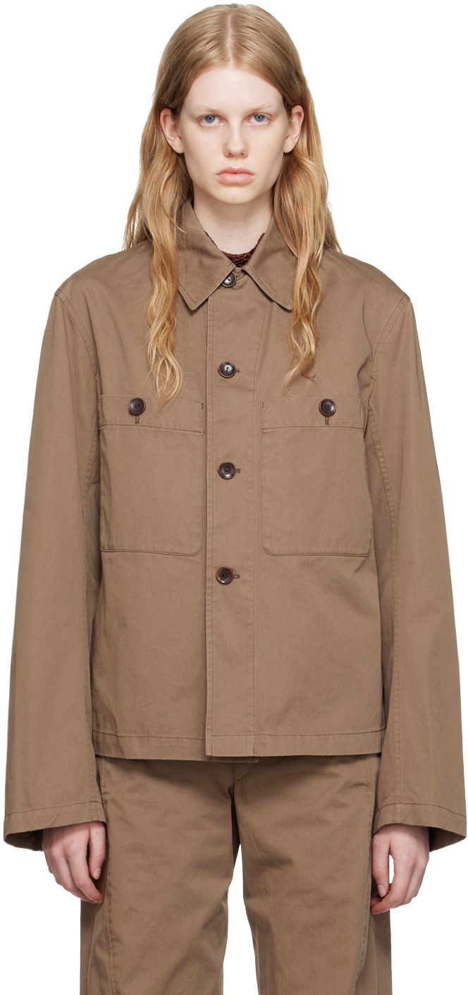 LEMAIRE Brown Military Jacket Lemaire
