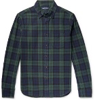 Alex Mill - Black Watch Checked Cotton-Flannel Shirt - Navy