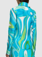 PUCCI Printed Silk Twill Shirt