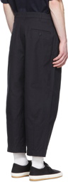 Comme des Garçons Homme Black Cotton Trousers