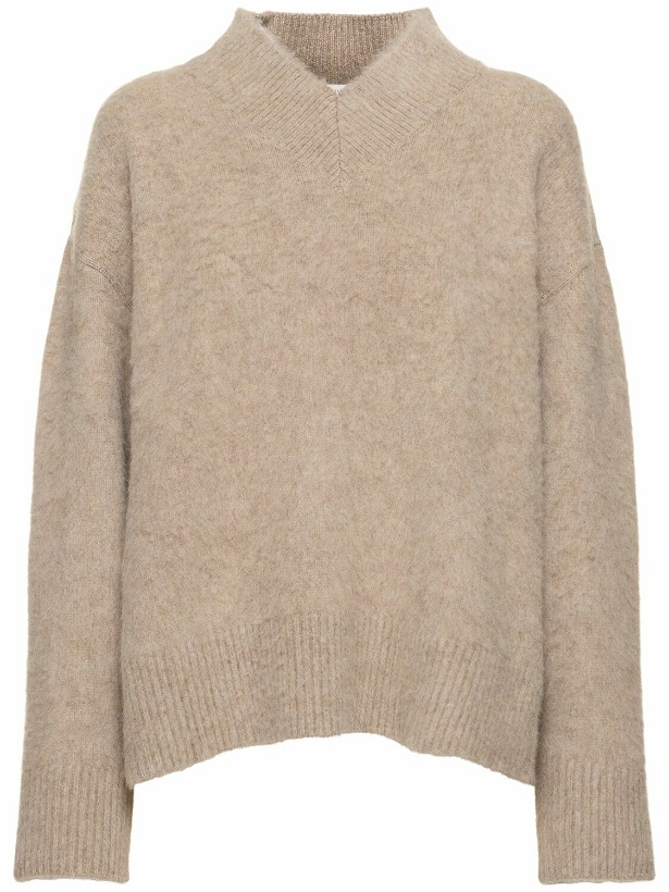 Photo: THE ROW Fayette Cashmere V-neck Sweater