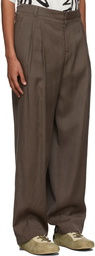 Jacquemus Taupe La Montagne 'Le Pantalone Notte' Trousers