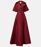 Carolina Herrera Belted silk gown