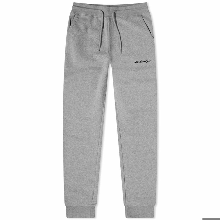 Photo: MKI Men's Embroidered Embassy Logo Sweat Pant in Grey