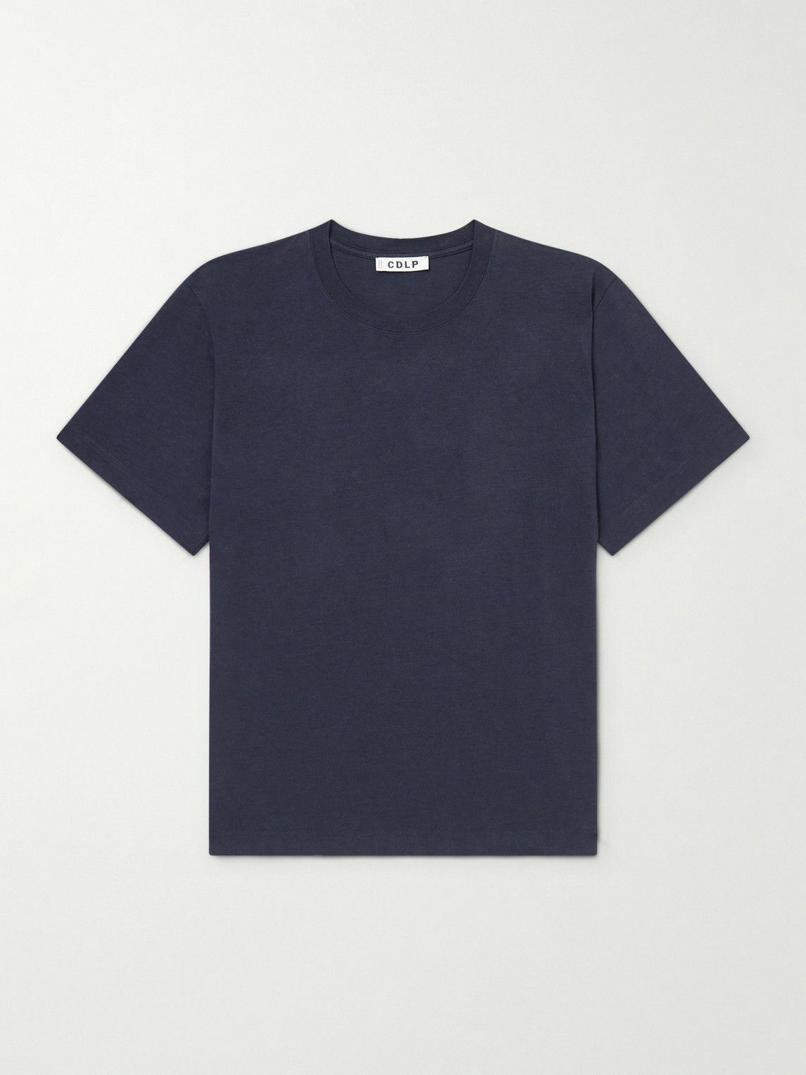 CDLP - Lyocell and Pima Cotton-Blend Jersey T-Shirt - Blue