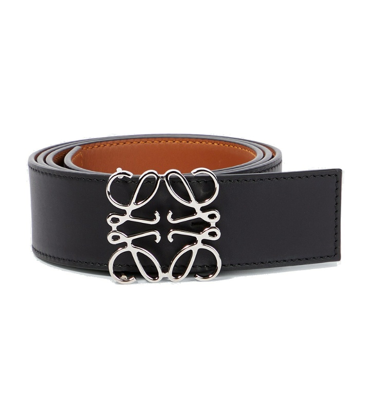 Photo: Loewe - Anagram reversible leather belt