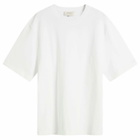 Studio Nicholson Men's Lay Branded Boxy Fit T-Shirt in Optic White