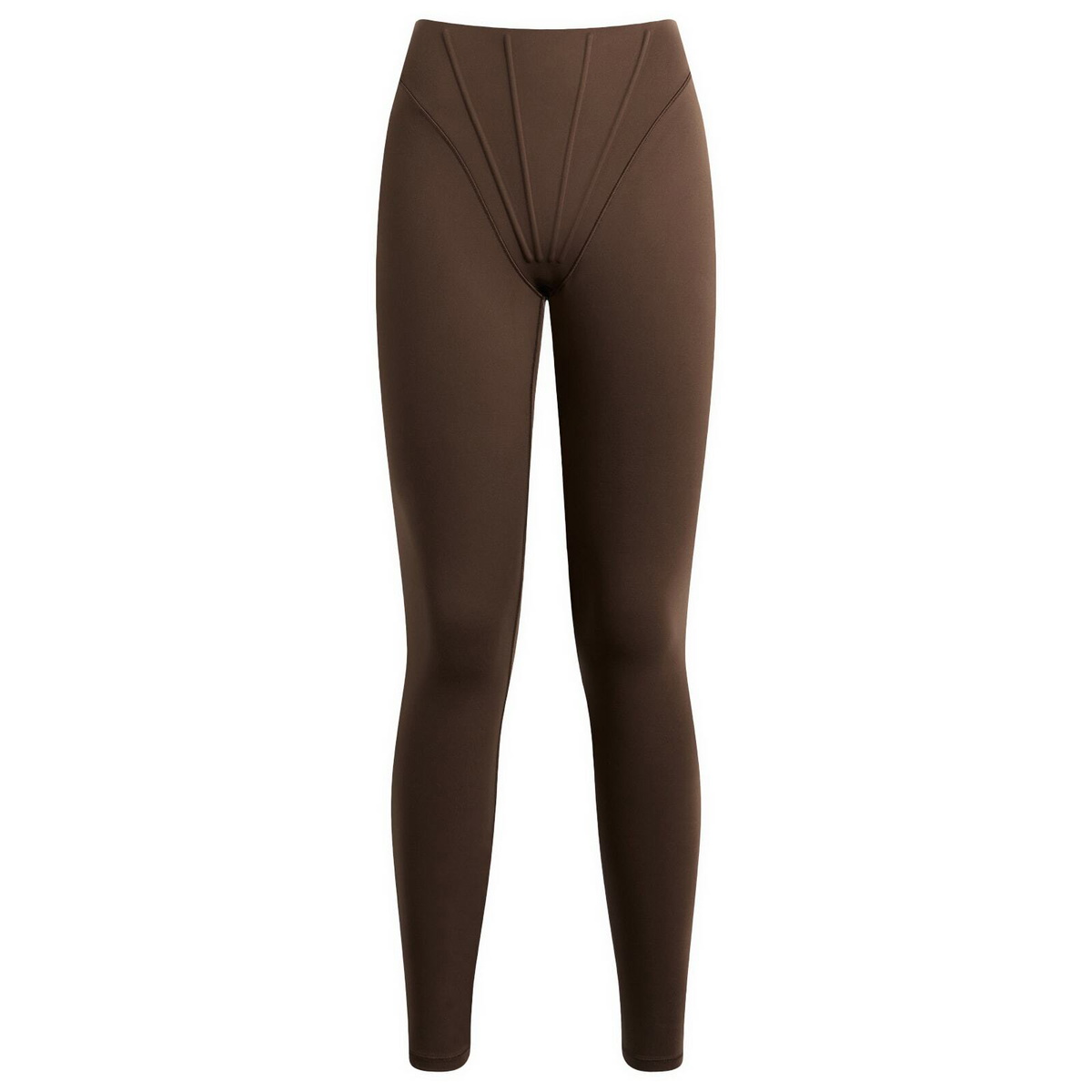 Nike Women's x SKIMS Matte High Waist Corset Legging 26" in Dark Sepia
