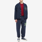 Kenzo Men's Tiger K Logo Crew Knit in Bordeaux