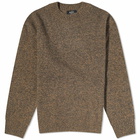 A.P.C. Men's Archie Wool Cashmere Crew Knit in Camel