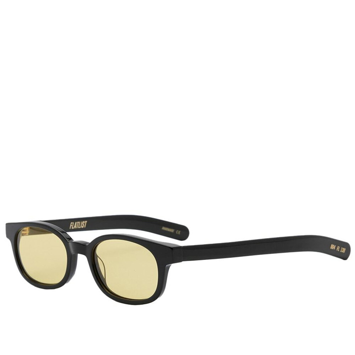 Photo: Flatlist Le Bucheron Sunglasses in Black/Yellow