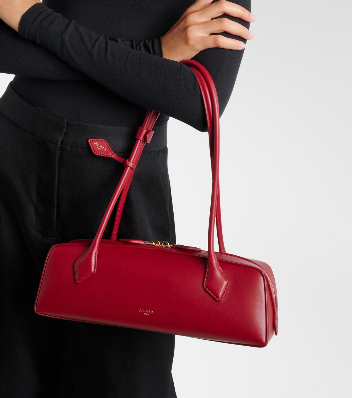 Alaïa Le Teckel Medium leather shoulder bag