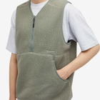 Snow Peak Men's Thermal Boa Fleece Vest in Grey